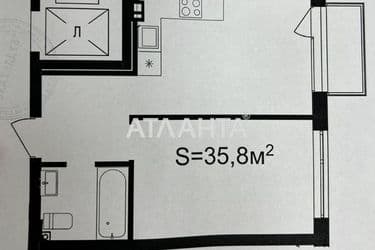 1-room apartment apartment by the address st. Shirokaya (area 35,8 m²) - Atlanta.ua - photo 15