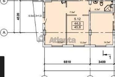 1-комнатная квартира по адресу Ванный пер. (площадь 46,5 м²) - Atlanta.ua - фото 22