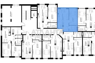 1-room apartment apartment by the address st. Orlika Pilipa (area 35,9 m²) - Atlanta.ua - photo 16