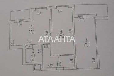2-rooms apartment apartment by the address st. Novatorov (area 76,4 m²) - Atlanta.ua - photo 22