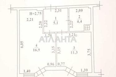 1-комнатная квартира по адресу ул. Радужный м-н (площадь 39 м²) - Atlanta.ua - фото 32