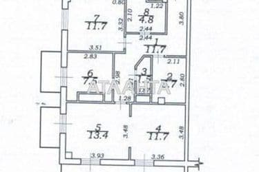 3-rooms apartment apartment by the address st. Grecheskaya (area 75,9 m²) - Atlanta.ua - photo 20