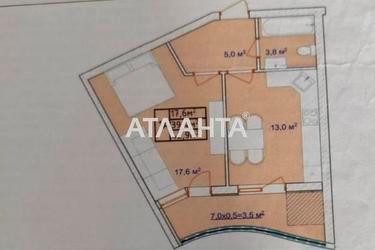 1-комнатная квартира по адресу Фонтанская дор. (площадь 43 м²) - Atlanta.ua - фото 7