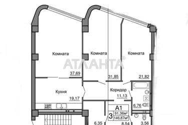 3-rooms apartment apartment by the address st. Morekhodnyy per (area 146 m²) - Atlanta.ua - photo 8