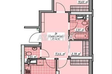 2-кімнатна квартира за адресою Курортний пров. (площа 73 м²) - Atlanta.ua - фото 34
