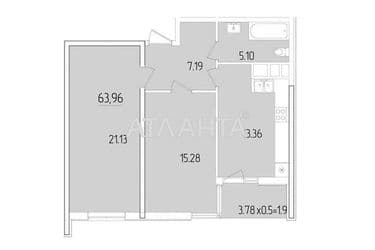 2-rooms apartment apartment by the address st. Krasnova (area 64 m²) - Atlanta.ua - photo 19