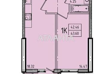 1-room apartment apartment by the address st. Genuezskaya (area 43,6 m²) - Atlanta.ua - photo 10