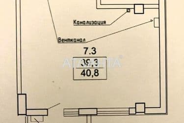 1-room apartment apartment by the address st. Karantinnaya Lizoguba (area 40,8 m²) - Atlanta.ua - photo 46