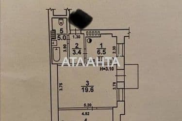 2-rooms apartment apartment by the address st. Elisavetgradskiy per Kirovskiy per (area 48 m²) - Atlanta.ua - photo 18