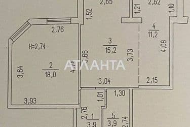 1-комнатная квартира по адресу Небесной Сотни пр. (площадь 53 м²) - Atlanta.ua - фото 34