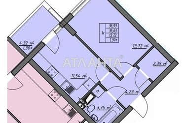 1-room apartment apartment by the address st. Vorobeva ak (area 36,9 m²) - Atlanta.ua - photo 18