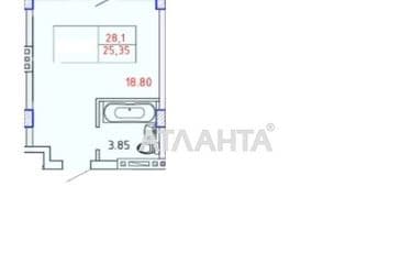 1-room apartment apartment by the address st. Bocharova gen (area 27,7 m²) - Atlanta.ua - photo 14