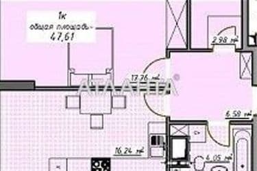 1-room apartment apartment by the address st. Kurortnyy per (area 47,9 m²) - Atlanta.ua - photo 9