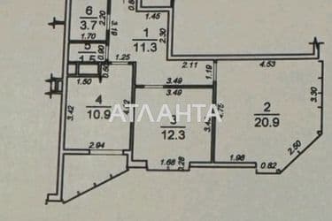 2-rooms apartment apartment by the address st. Italyanskiy bul Tomasa ul (area 64,5 m²) - Atlanta.ua - photo 19