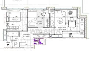 2-rooms apartment apartment by the address st. Filatova ak (area 64,6 m²) - Atlanta.ua - photo 10