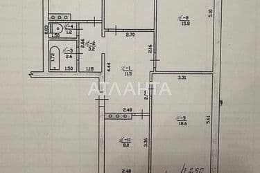 4+-rooms apartment apartment by the address st. Naberezhnaya (area 85,2 m²) - Atlanta.ua - photo 16