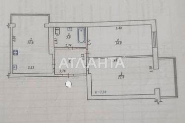 2-комнатная квартира по адресу ул. Садовая (площадь 61,6 м²) - Atlanta.ua - фото 36