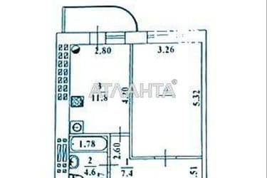 1-room apartment apartment by the address st. Dnepropetr dor Semena Paliya (area 42,1 m²) - Atlanta.ua - photo 20