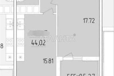 1-комнатная квартира по адресу ул. Краснова (площадь 44 м²) - Atlanta.ua - фото 30