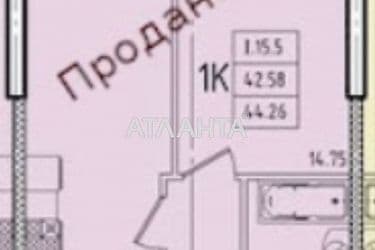 1-room apartment apartment by the address st. Genuezskaya (area 45 m²) - Atlanta.ua - photo 23