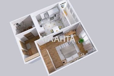 1-комнатная квартира по адресу ул. Варненская (площадь 46 м²) - Atlanta.ua - фото 39