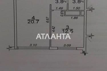 1-room apartment apartment by the address st. Zhemchuzhnaya (area 41 m²) - Atlanta.ua - photo 12