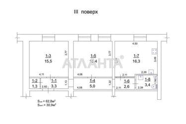 2-rooms apartment apartment by the address st. Dvoryanskaya Petra Velikogo (area 63 m²) - Atlanta.ua - photo 11