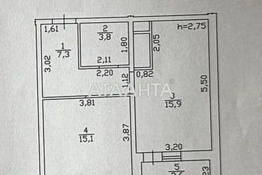 1-room apartment apartment by the address st. Varnenskaya (area 45,7 m²) - Atlanta.ua - photo 11