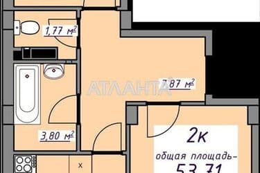 2-rooms apartment apartment by the address st. Massiv 10 (area 53 m²) - Atlanta.ua - photo 13