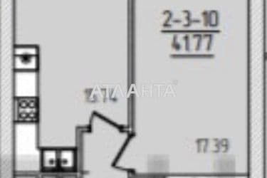 1-room apartment apartment by the address st. Krasnova (area 41,8 m²) - Atlanta.ua - photo 12