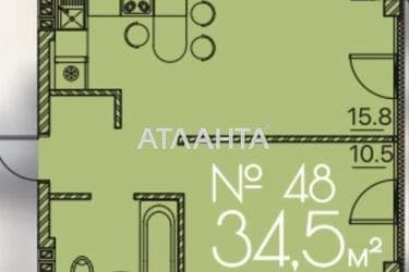 1-комнатная квартира по адресу Люстдорфская дор. (площадь 34,5 м²) - Atlanta.ua - imageAlt 6