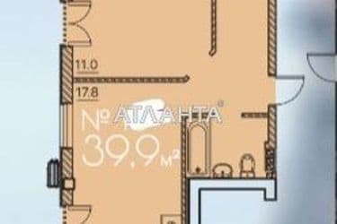 1-room apartment apartment by the address st. Lyustdorfskaya dor Chernomorskaya dor (area 39,9 m²) - Atlanta.ua - photo 10