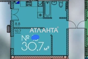1-room apartment apartment by the address st. Lyustdorfskaya dor Chernomorskaya dor (area 30,7 m²) - Atlanta.ua - photo 10