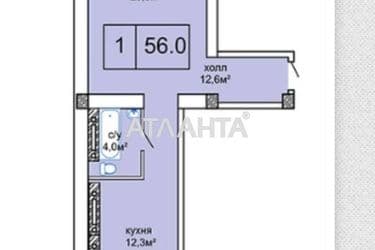 1-room apartment apartment by the address st. Kostandi (area 54,6 m²) - Atlanta.ua - photo 20