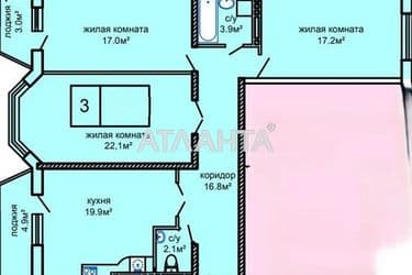 3-rooms apartment apartment by the address st. Kostandi (area 108,5 m²) - Atlanta.ua - photo 12