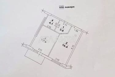 1-room apartment apartment by the address st. Lyustdorfskaya dor Chernomorskaya dor (area 38,4 m²) - Atlanta.ua - photo 22