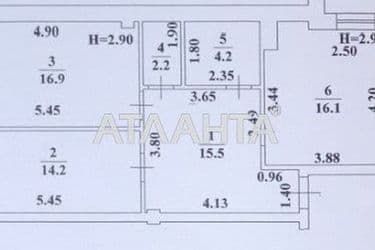 2-rooms apartment apartment by the address st. Tulskaya (area 71,4 m²) - Atlanta.ua - photo 32