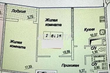 2-комнатная квартира по адресу ул. Каманина (площадь 60 м²) - Atlanta.ua - фото 48