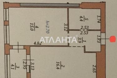 1-room apartment apartment by the address st. Kulparkovskaya ul (area 44 m²) - Atlanta.ua - photo 22