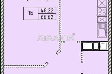 1-room apartment apartment by the address st. Shevchenko pr (area 66,7 m²) - Atlanta.ua - photo 25