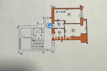 1-кімнатна квартира за адресою Хмельницького Б. Вул. (площа 37,4 м²) - Atlanta.ua - фото 30