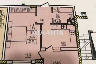 1-room apartment apartment by the address st. Stroitelnaya (area 46 m²) - Atlanta.ua - photo 12