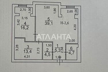 2-rooms apartment apartment by the address st. Ispanskiy per (area 83,2 m²) - Atlanta.ua - photo 50