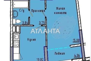 1-комнатная квартира по адресу ул. Каманина (площадь 39 м²) - Atlanta.ua - фото 56
