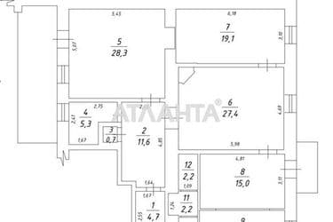 4+-rooms apartment apartment by the address st. Preobrazhenskaya Sovetskoy Armii (area 138 m²) - Atlanta.ua - photo 14