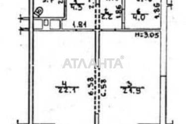 2-rooms apartment apartment by the address st. Literaturnaya (area 58 m²) - Atlanta.ua - photo 20