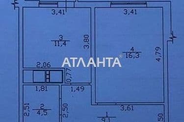 1-room apartment apartment by the address st. Lyustdorfskaya dor Chernomorskaya dor (area 42,3 m²) - Atlanta.ua - photo 27