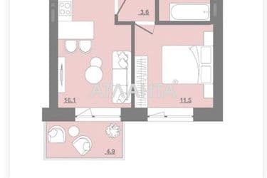 1-room apartment apartment by the address st. Sadovaya (area 37,5 m²) - Atlanta.ua - photo 10