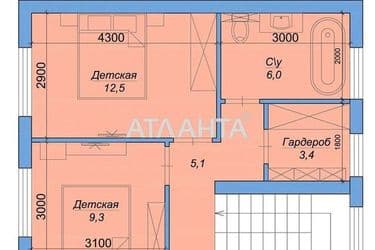 3-rooms apartment apartment by the address st. Fruktovaya (area 119 m²) - Atlanta.ua - photo 23