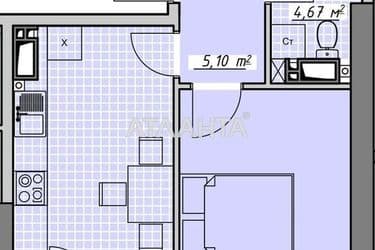 1-room apartment apartment by the address st. Kurortnyy per (area 37,7 m²) - Atlanta.ua - photo 16